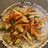 Jicama salad  at Giggling Squid in Bath