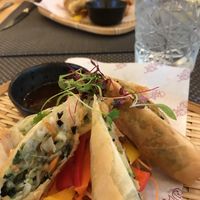 The best spring rolls I’ve had!  at Giggling Squid in Bath