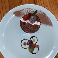 Chocolate cheesecake  at Lúcuma in Guadalajara