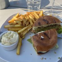 Vegan burger is now falafel based. But still good    at Umpitunneli in Tornio
