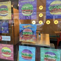 Current options at Flower Burger in Palermo