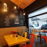 Interior at Flower Burger in Palermo
