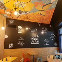Interior at Flower Burger in Palermo