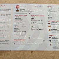 Menu (April 2024) at Flower Burger in Palermo