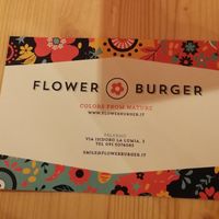 Flower burger at Flower Burger in Palermo