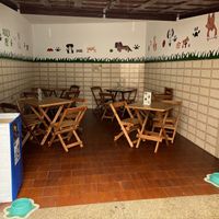 Dinning area to stay with your pets   at Raízes Veg in Sao Bernardo Do Campo