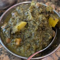 Aloo saag at Himani in Astoria