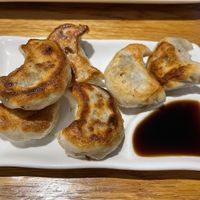 Fried dumplings  at Bodai Vegetarian in Brooklyn