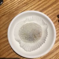 Coconut sticky rice dumpling (filled with peanut and sesame)  at Bodai Vegetarian in Brooklyn