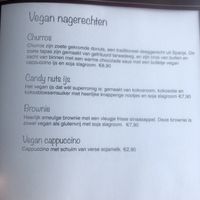 Menu at Chillers in Emmeloord