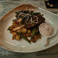 Vegan "lams" kebab van redefine meat at Chillers in Emmeloord