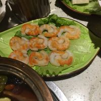 Mock shrimp at Yī Yè Yī Shìjiè - Vegan Hotpot in Shanghai