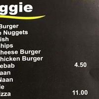 Menu at Bobbos Fish Bar in Sileby