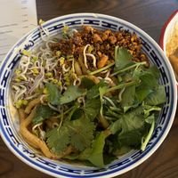 Very spicy peanut udon / marinierte Udon Nudeln mit scharfer Erdnusssauce   at Cai Kitchen in Hamburg