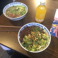 Soup (without soy & gluten) + Nudeln nach Dan dan art  at Cai Kitchen in Hamburg