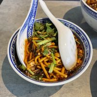 Silken tofu and yuba spicy-sour soup   at Cai Kitchen in Hamburg