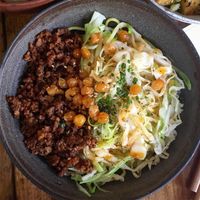 Noodles Dan Dan style at Cai Kitchen in Hamburg