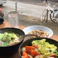 Seat at the window  at Cai Kitchen in Hamburg