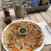 Savoury pancake at Pancakes - Berenstraat in Amsterdam