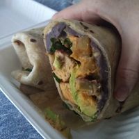 Vegan burrito at Comoba in Lisbon