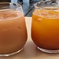 Juices at Comoba in Lisbon