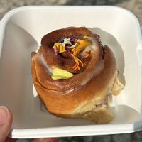 Cinnamon roll  at Comoba in Lisbon