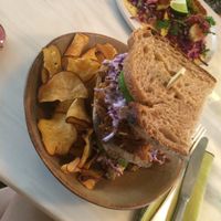 jackfruit sandwich at Comoba in Lisbon