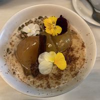 Baked apple porridge  at Comoba in Lisbon