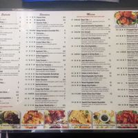 Menu  at Pinellia in South Bend