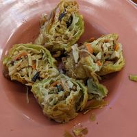 Fried tofu skins? at Pinellia in South Bend