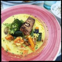 Curry. Mmmm!!!  at Sa Garrofa in Begur