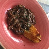 Seitan ragout at Sa Garrofa in Begur