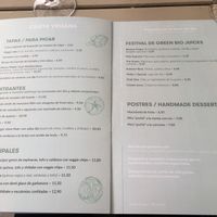 Vegan menu  at Sa Garrofa in Begur