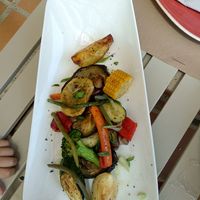 Grilled vegetables. at Sa Garrofa in Begur