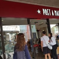 Outside at Pret A Manger - Victoria St in South West London