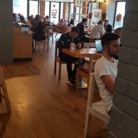 Upstairs at Pret A Manger - Victoria St in South West London