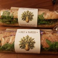 vegan sandwiches at Pret A Manger - 421 Strand in London