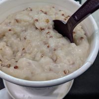 Coconut oatmeal at Pret A Manger - Piccadilly in London