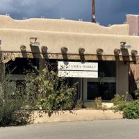 Located just off the plaza   at Manzanita Market in Taos