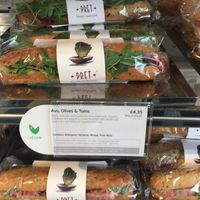 One of their few vegan items at Pret A Manger - South Kensington Tube in South West London