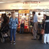 Sandwiches and things at Pret A Manger - South Kensington Tube in South West London