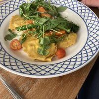 Butternut Squash Ravioli   at Hall and Woodhouse in Portishead