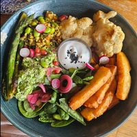 Nourish bowl at Hall and Woodhouse in Portishead