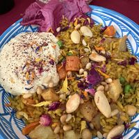 Hummus and Jordanian Rice  at Frary's in Venice