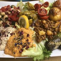 Vegan mixed entree  at Frary's in Venice