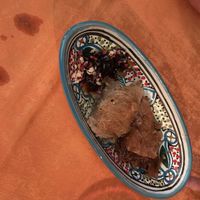 Half eaten - 1 (of 2) baklava and 1 (of 2) kadaifi. Incredible! at Frary's in Venice