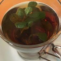 Mint tea with rose water at Frary's in Venice