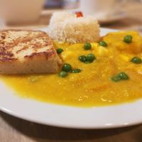 Vegan menu at Namaste Coffee in Lima