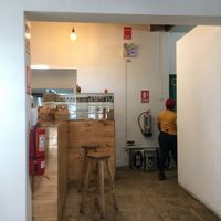 inside at Namaste Coffee in Lima