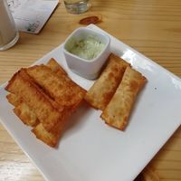 Tequenos at Namaste Coffee in Lima